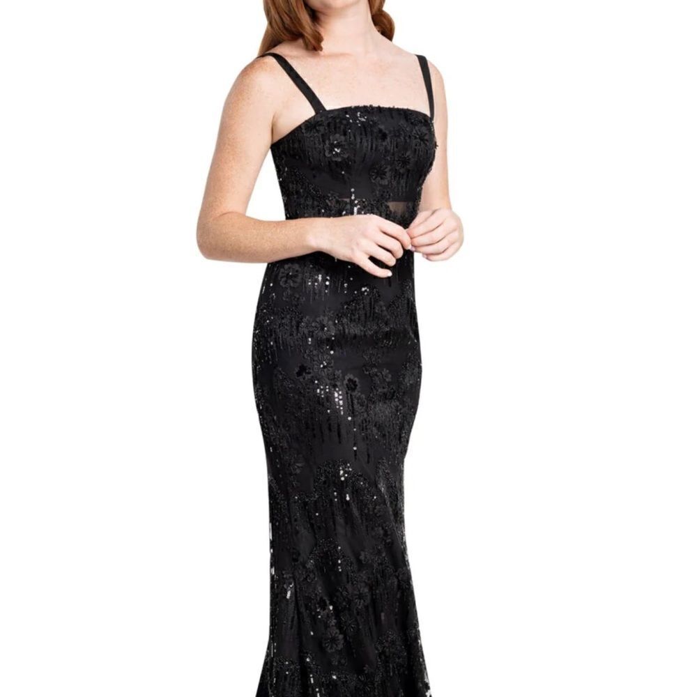 Dress the Population Aria Sequin Gown-N2